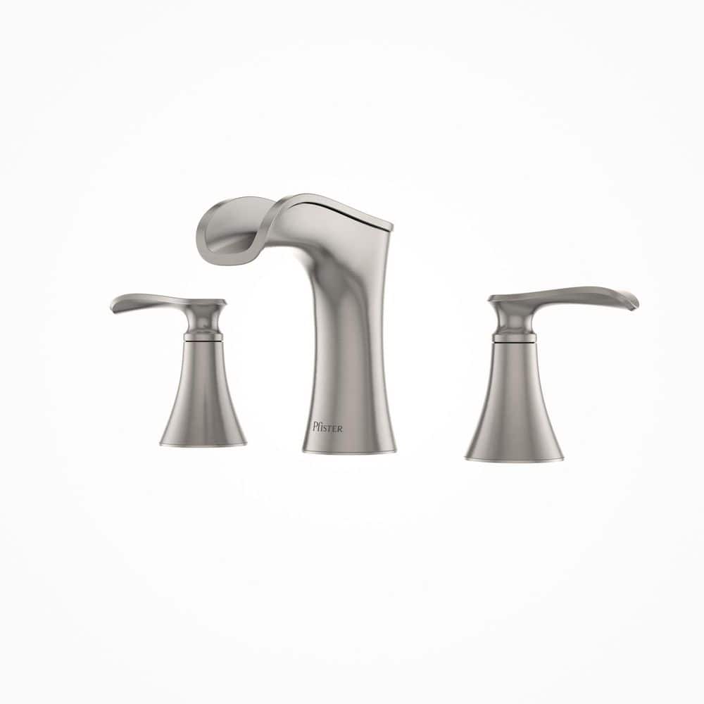UPC 038877637012 product image for Jaida 8 in. Widespread 2-Handle Bathroom Faucet in Spot Defense Brushed Nickel | upcitemdb.com