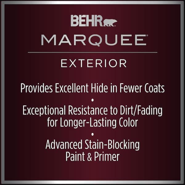 BEHR MARQUEE 5 gal. #PPU16-07 Mystic Fairy Flat Exterior Paint & Primer  445005 - The Home Depot