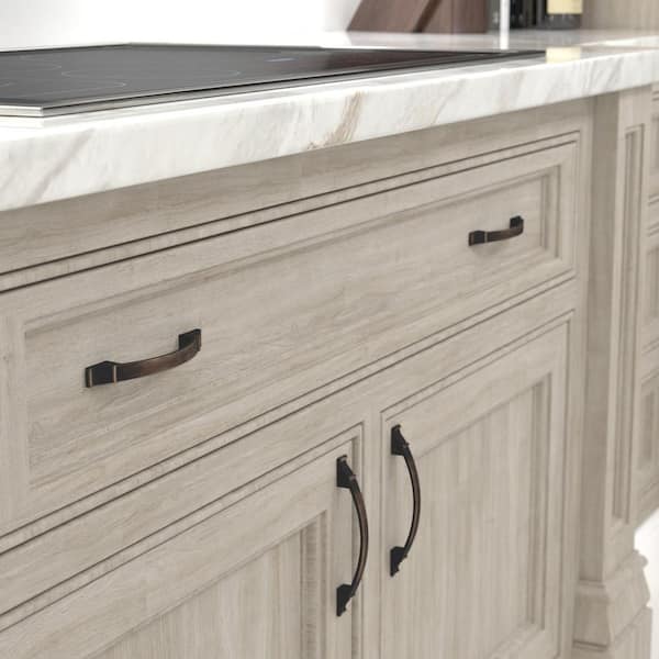 (10-Pack) Teramo Collection 3-in (76 mm) or 3 3/4-in (96 mm) Vintage Brushed Oil-Rubbed Bronze Cabinet Arch Pull