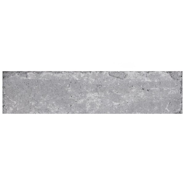 Merola Tile Brickyard White 3 in. x 12 in. Porcelain Floor and Wall Take Home Tile Sample