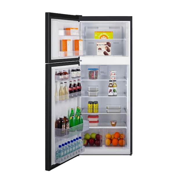 Summit Appliance 14.3 cu. ft. Top Freezer Refrigerator in Black