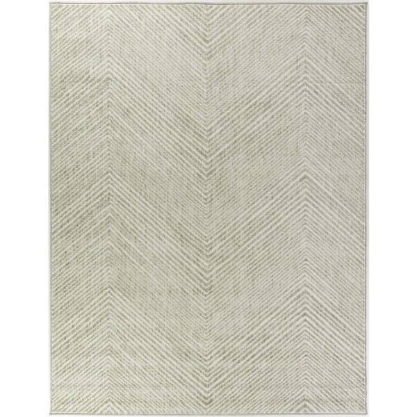 BALTA Velde Beige 5 ft. 3 in. x 7 ft. Abstract Indoor Area Rug