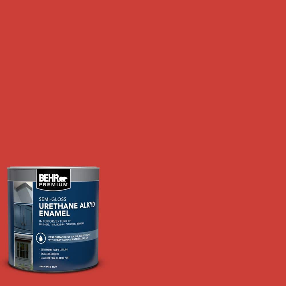 1 qt. #P170-7 100 Mph Semi-Gloss Enamel Urethane Alkyd Interior/Exterior Paint price history on PriceWatchPro