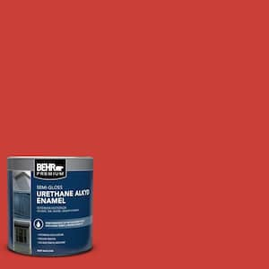 1 qt. #P170-7 100 Mph Semi-Gloss Enamel Urethane Alkyd Interior/Exterior Paint