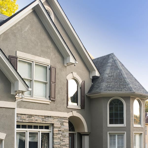 BEHR - 1 gal. #SC-365 Cape Cod Gray Satin Interior/Exterior Masonry, Stucco and Brick Paint