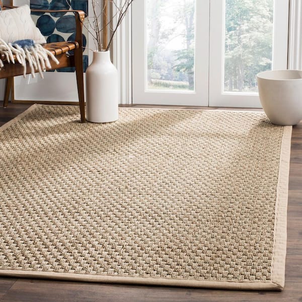 Colorful Natural Fibers Jute Area Rug 4X6 ft. 