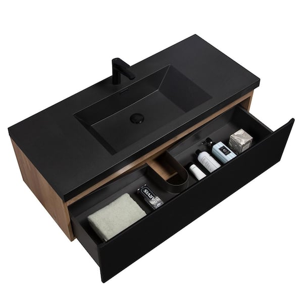 Opvande 48 in. W x 20 in. D x 16 in. H Single Floating Bathroom