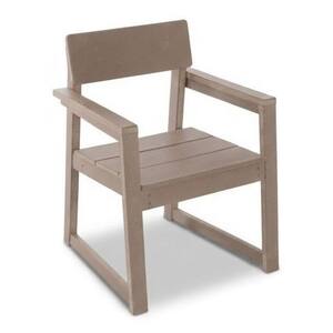 Brown HDPE Outdoor and Garden Armchairs with Backres Modernist Designt ...
