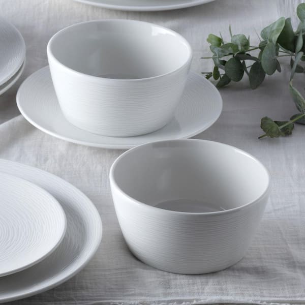 White hotsell coupe dinnerware