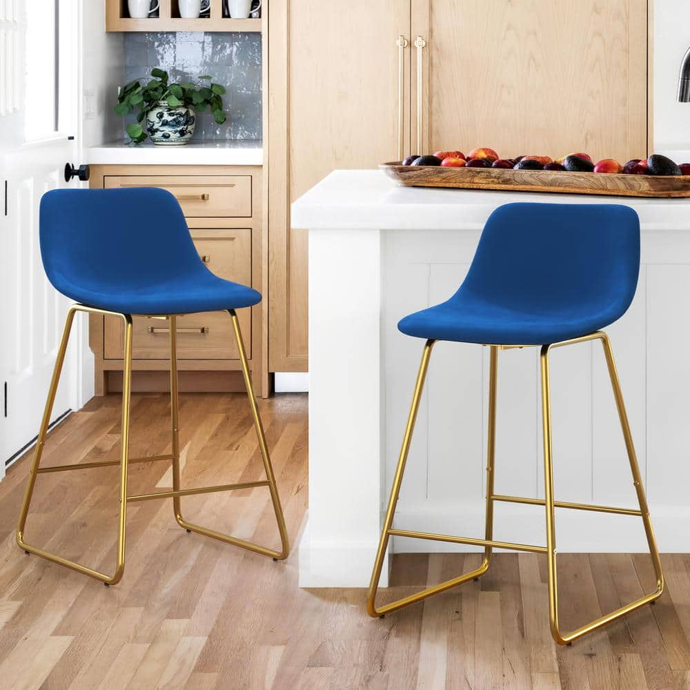 Royal blue bar outlet chairs