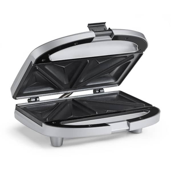 Salton 750 W Stainless Steel 3 in 1 Dual Compact Grill Sandwich
