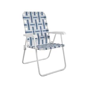 Poolside Gossip, Priscilla Folding Chairs, 2-Pack, French Blue