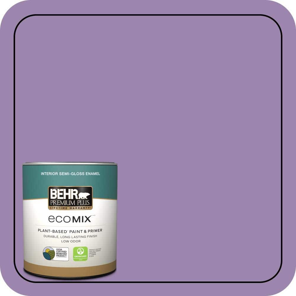 1 qt. #M570-5 Celeb City Semi-Gloss Enamel EcoMix Plant-Based Interior Paint & Primer price history on PriceWatchPro