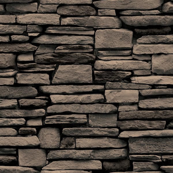 Tempaper Stone Slate Removable Peel and Stick Wallpaper Sample