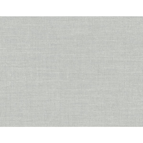 60.75 sq. ft. Smoke Drift Hopsack Embossed Vinyl Unpasted Wallpaper Roll