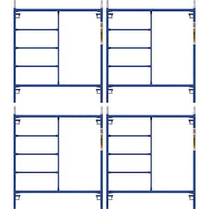 Safertstack 5 ft. x 5 ft. Steel Mason Scaffolding Frame, 4-Pack