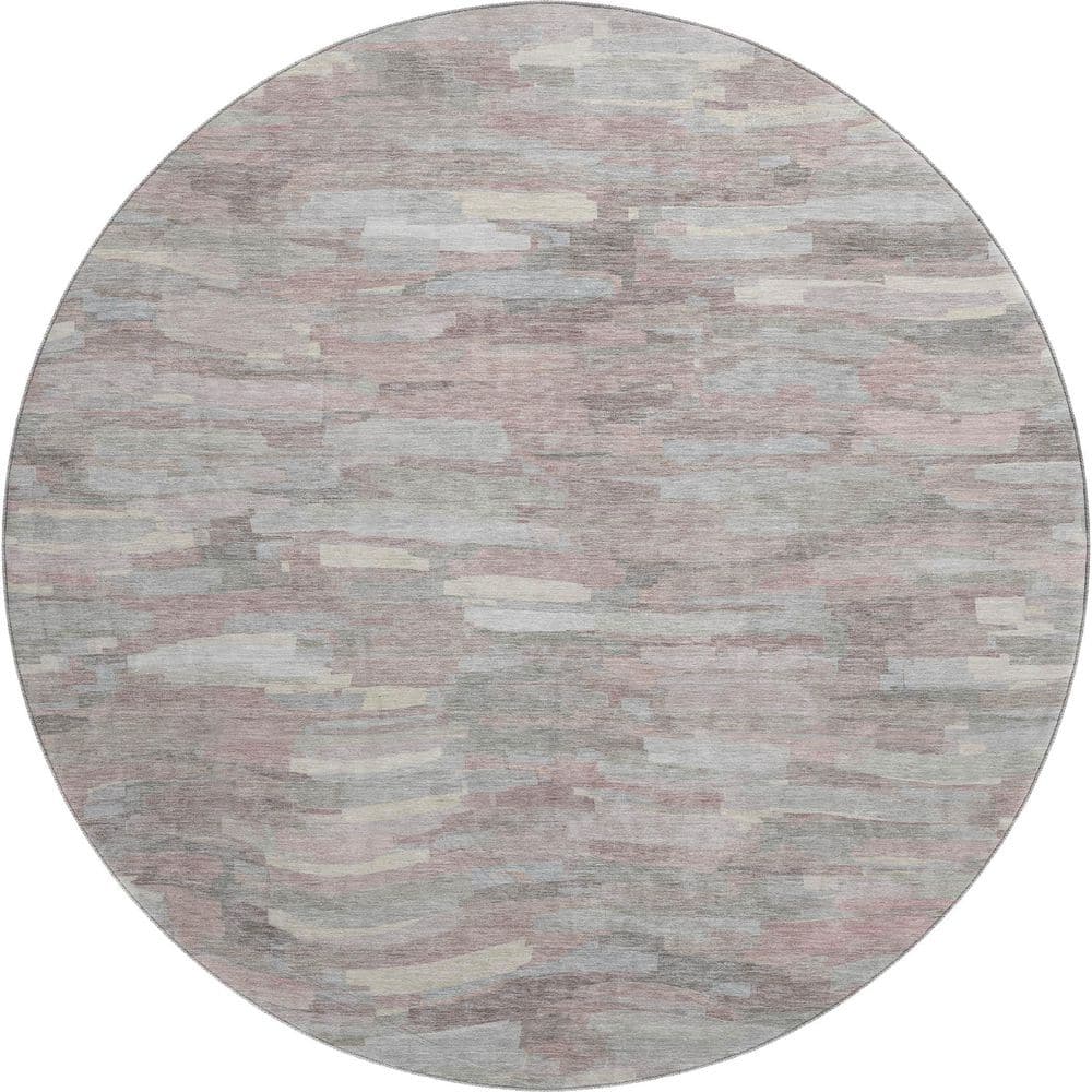 Addison Rugs Mayfield Premium Machine Washable Abstract AMF2266 Blush 8 ...