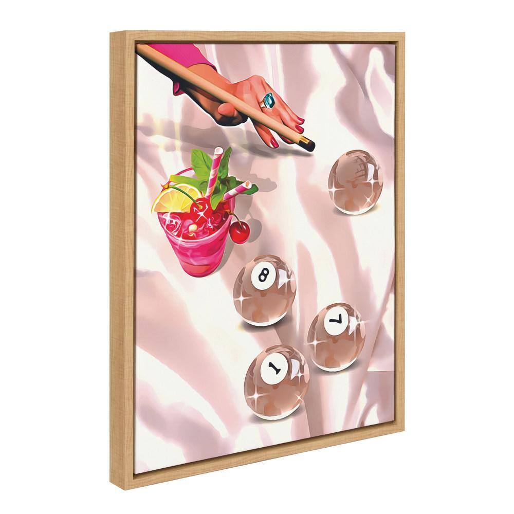 Sylvie Game Night Billiards Framed Canvas by Honey Island Studio (Set of 1) Culture Art Print 18.00 in. x 24.00 in. price history on PriceWatchPro