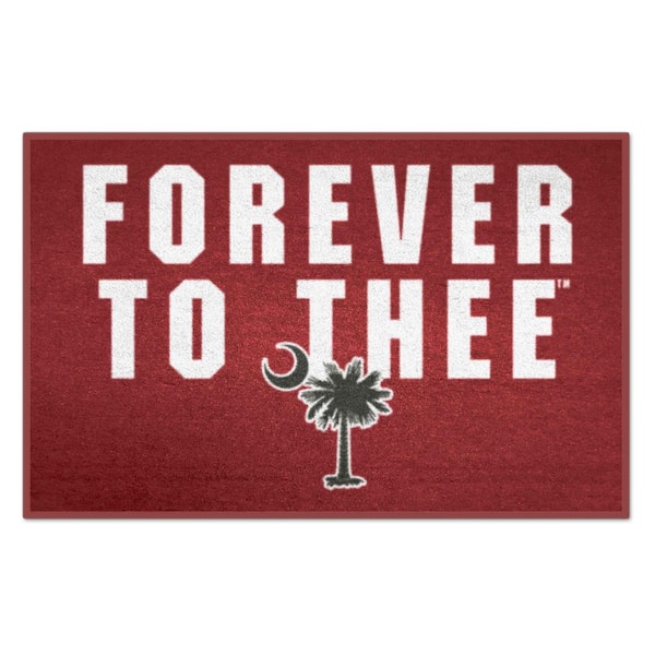 South Carolina Maroon 19 in. x 30 in. Starter Mat Accent Rug