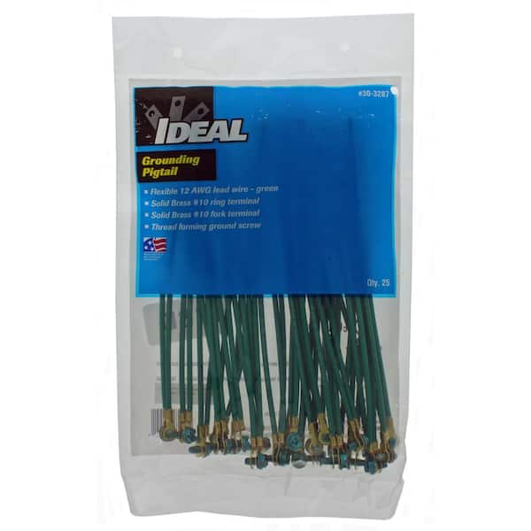 IDEAL Grounding Pigtail 25-Pack Green Grounding Wire Connectors