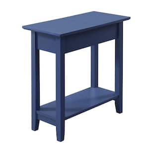 American Heritage Cobalt Blue Flip Top End Table