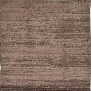 Del Mar Lucille Brown 8' 0 x 8' 0 Square Rug