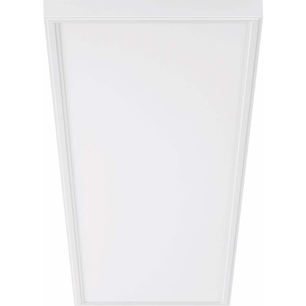Sleek 47" White Aluminum LED Ceiling Panel with Dimmable Light