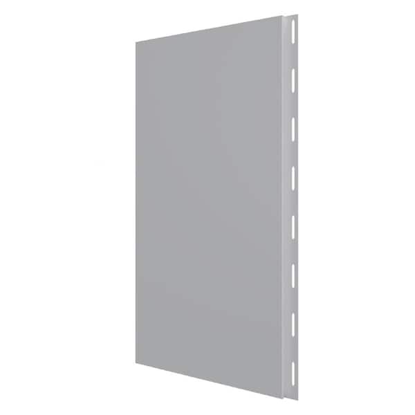 Trusscore 1/2 in. x 16 in. x 12 ft. PVC Gray Wall and Ceiling Board Decorative Paneling