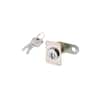Richelieu Hardware 5/8 in. (16 mm) Nickel Cam Lock for Maximum 25/32 in.  (20 mm) Panel Thickness 310152195 - The Home Depot