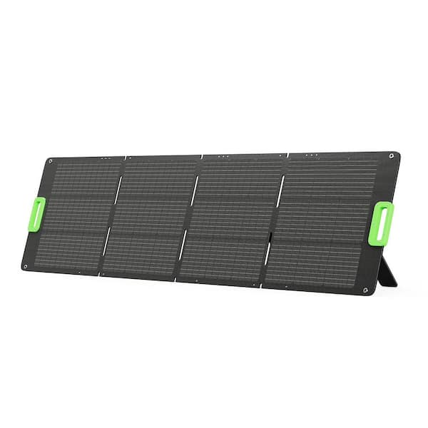 200-Watt Monocrystalline Folding Solar Panel with Included Stands