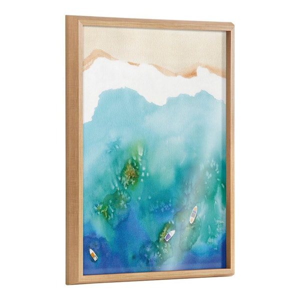 Kate and Laurel Blake Voyage by Janet Meinke-Lau Framed Glass Art Print 18 in. x 24 in.