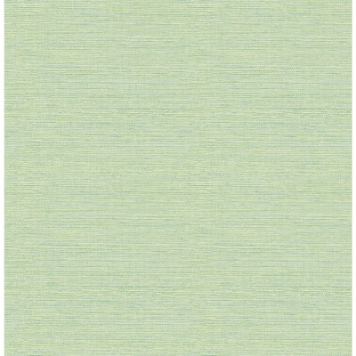 Chesapeake Agave Green Faux Grasscloth Green Wallpaper Sample-3117 ...