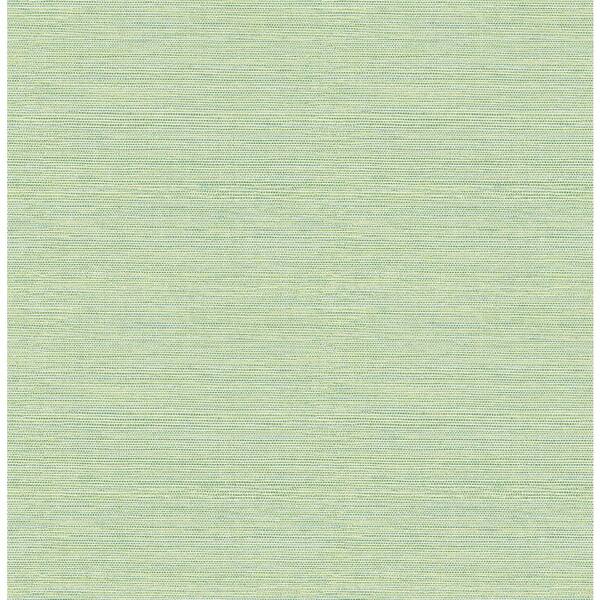 Chesapeake Agave Green Faux Grasscloth Green Wallpaper Sample