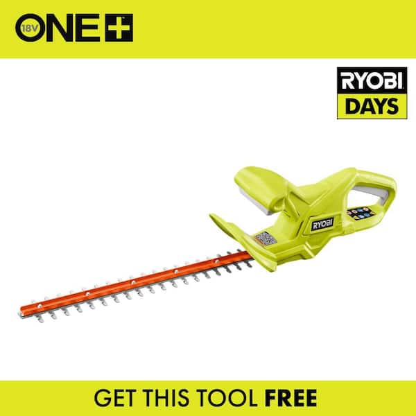ONE+ 18V 18 in. Cordless Battery Hedge Trimmer (Tool Only)