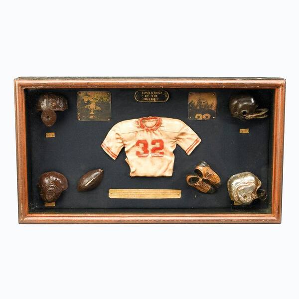 Antique Reproductions 12 in. Football Shadow Box