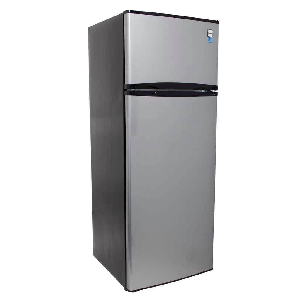 Avanti Top Freezer Refrigerator 7.3 cu. ft in Stainless Steel ...