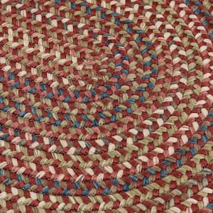 Cedar Cove Rust 8 ft. Round Indoor Area Rug