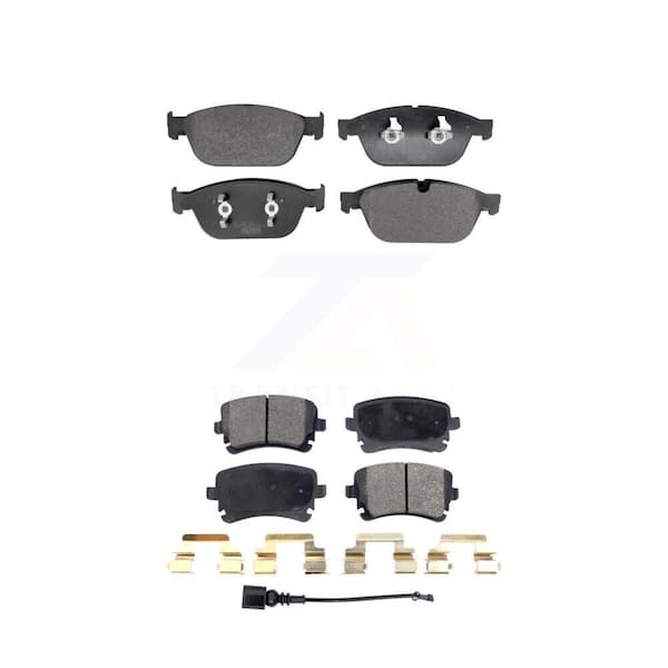 TEC Front Rear Ceramic Brake Pad Kit For 2010 Audi A8 Quattro With 380mm Diameter Rotor KTC-100787