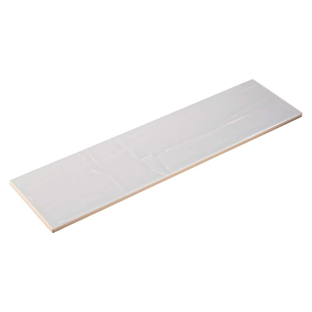 Perfecto Marvelli 4'' x 16'' Gray Ceramic Subway Tile
