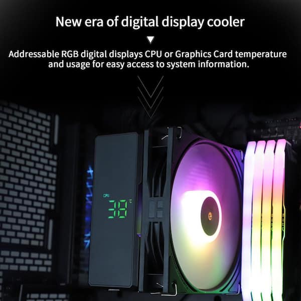TR-Thermalright Assassin X 120R SE ARGB CPU-koeler, 4 warmtebuizen, stil 120 mm ventilator, voor AMD AM4 AM5, Intel LGA1851/1700/115x/1200, pc-koeler
