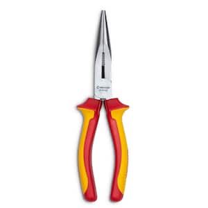 8 in. VDE 1000-Volt Insulated Long Nose Pliers
