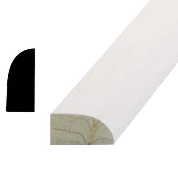 Builder's Choice WM 106 11/16 in. x 11/16 in. Primed Finger-Jointed Pine Quarter Round Moulding