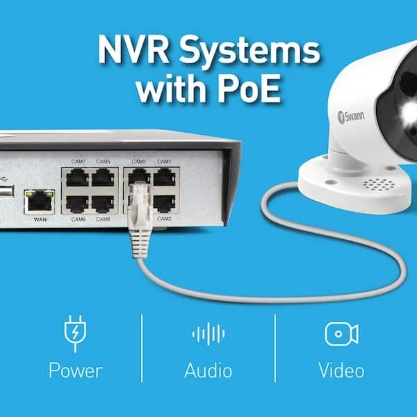 Swann 4K NVR security system Outdoor 4-Camera Hardwired