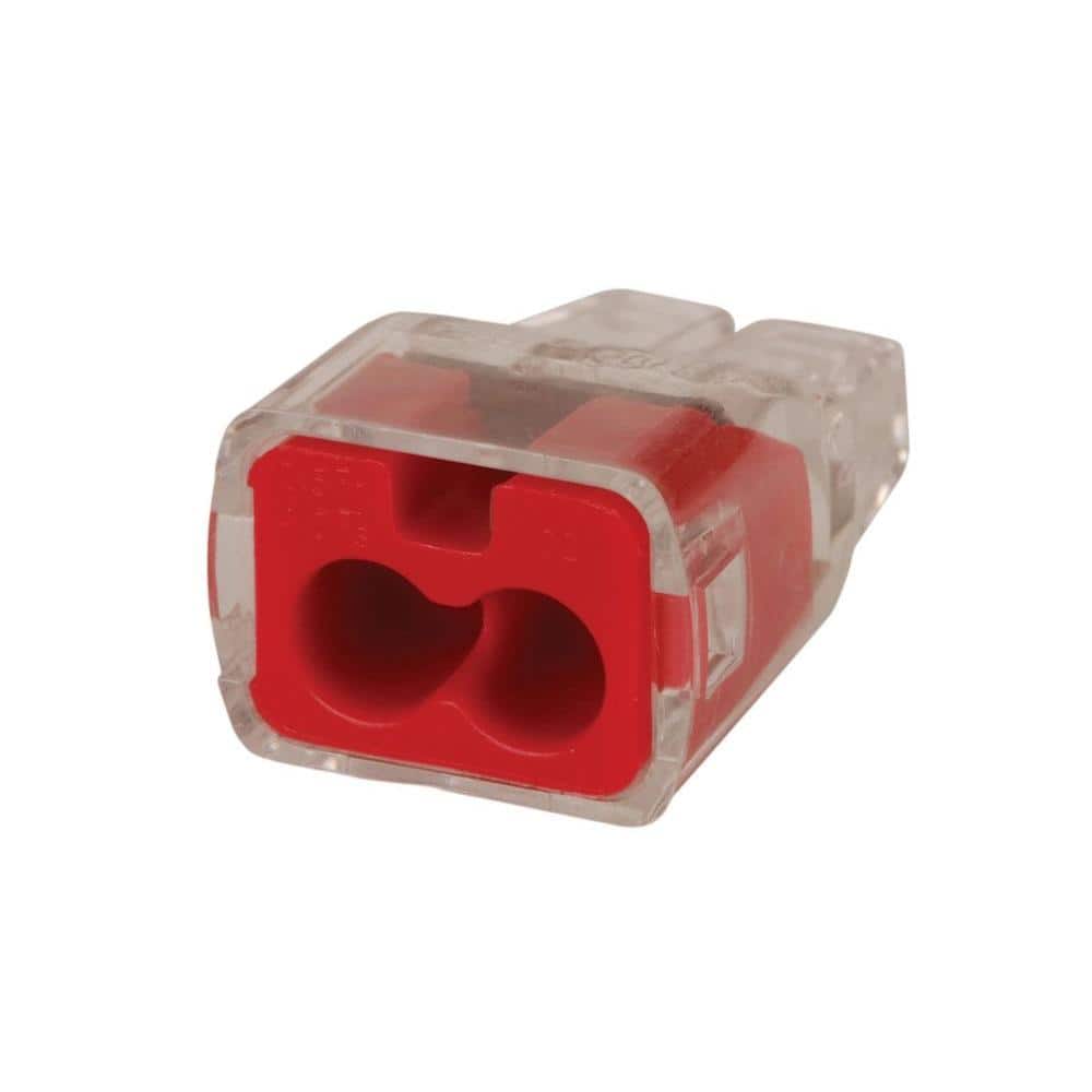 Wago Compact Splicing Connector, 2-Conductor, AWG, Orange, 10 Pack (Wago 221-412/996-010)