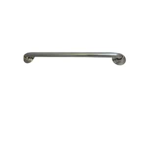 24 in. x 1.25 in. Decorative Concealed Screw Grab Bar in Chrome