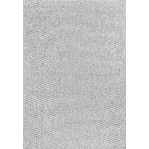 Jutem Grey 5 ft. x 7 ft. Solid Indoor Area Rug