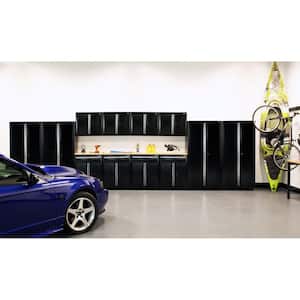 14-Piece Welded Steel Garage Cabinet Set in Black (75 in. H x 264 in. W x 18 in. D)