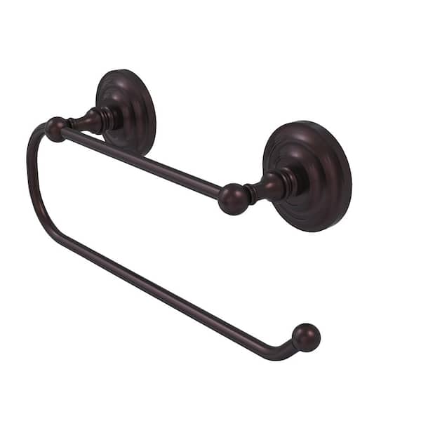 Allied Brass Prestige Que New Wall Mounted Double Post Toilet Paper Holder in Antique Bronze