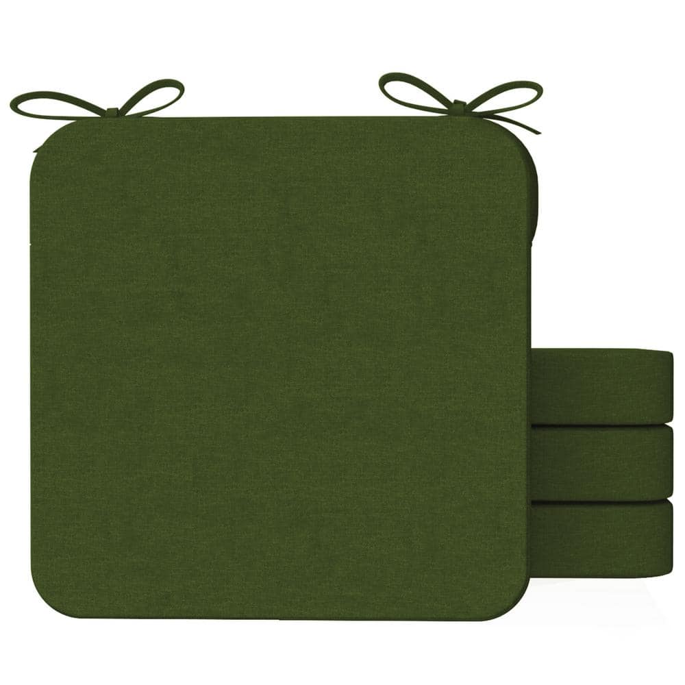 16 x 16 x 2 Square Indoor Chair Cushions with Removable Cover for Di