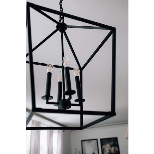 60-Watt Equivalent B11 Dimmable E12 Candelabra ENERGY STAR Clear Glass LED Vintage Edison Light Bulb Soft White (3-Pack)